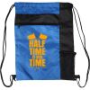 Custom Print Color Block Drawstring Backpack Thumbnail