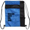 Custom Print Color Block Drawstring Backpack Thumbnail