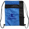 Custom Print Color Block Drawstring Backpack Thumbnail