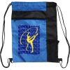 Custom Print Color Block Drawstring Backpack Thumbnail