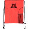 Custom Print Dual Pocket Drawstring Backpack Thumbnail