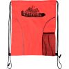 Custom Print Dual Pocket Drawstring Backpack Thumbnail