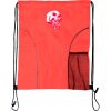 Custom Print Dual Pocket Drawstring Backpack Thumbnail