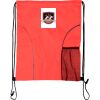 Custom Print Dual Pocket Drawstring Backpack Thumbnail