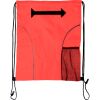 Custom Print Dual Pocket Drawstring Backpack Thumbnail