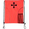 Custom Print Dual Pocket Drawstring Backpack Thumbnail