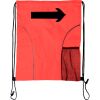 Custom Print Dual Pocket Drawstring Backpack Thumbnail