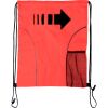 Custom Print Dual Pocket Drawstring Backpack Thumbnail