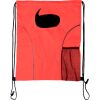 Custom Print Dual Pocket Drawstring Backpack Thumbnail