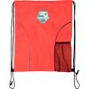 Custom Print Dual Pocket Drawstring Backpack Thumbnail